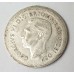 AUSTRALIA 1951 . SIXPENCE . ERROR . BROADSTRUCK